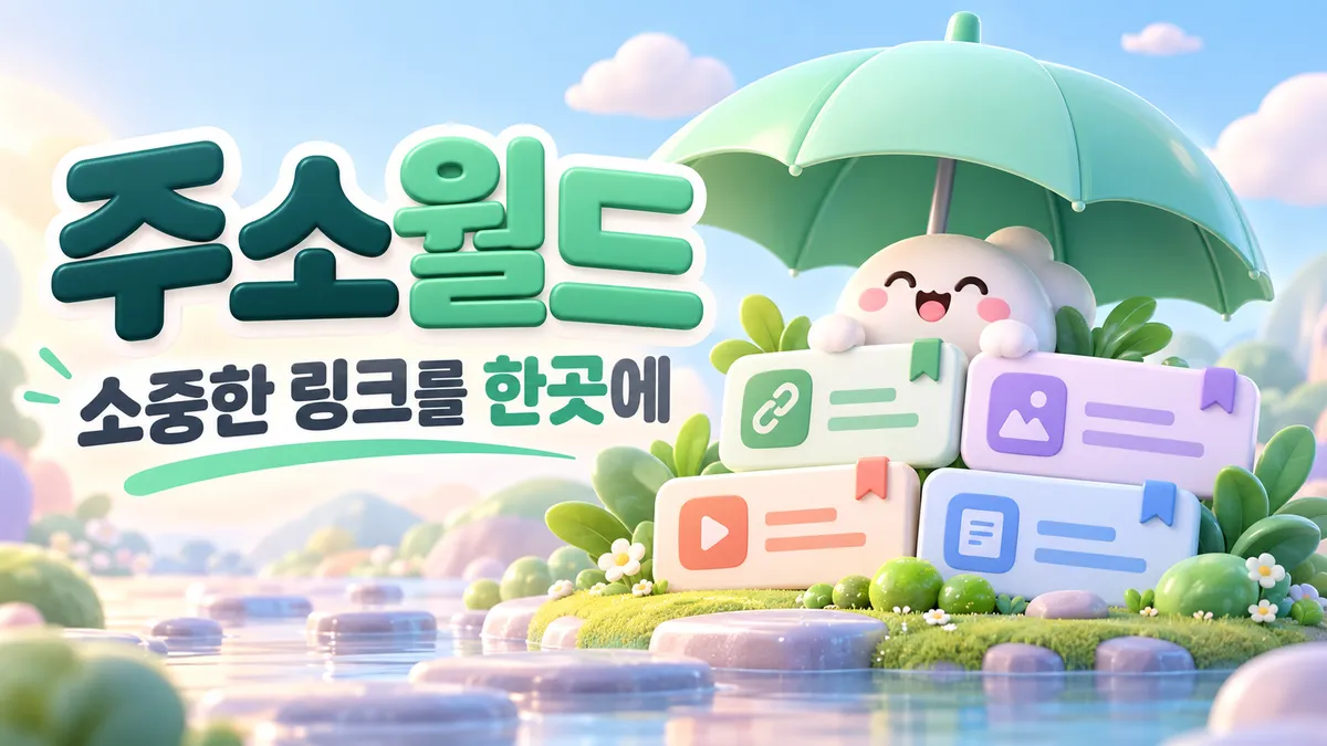 소중한 링크를 한곳에 모은 주소모음